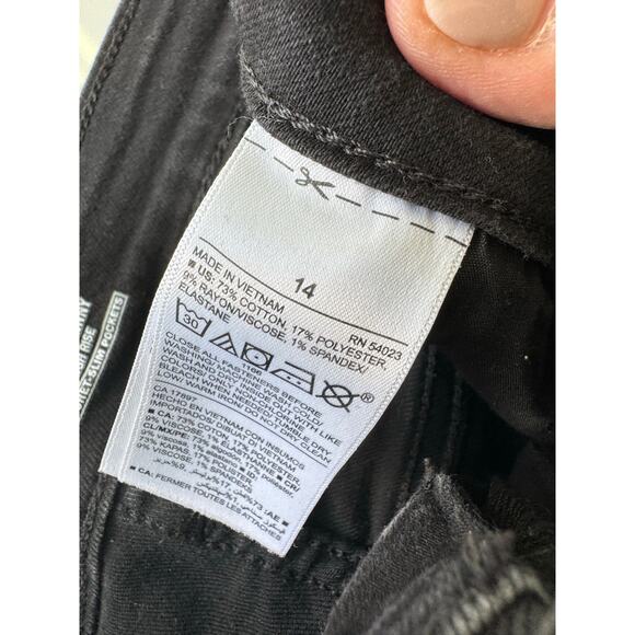Old Navy Super Skinny High Rise Jeans Size 14 Black - Picture 7 of 8